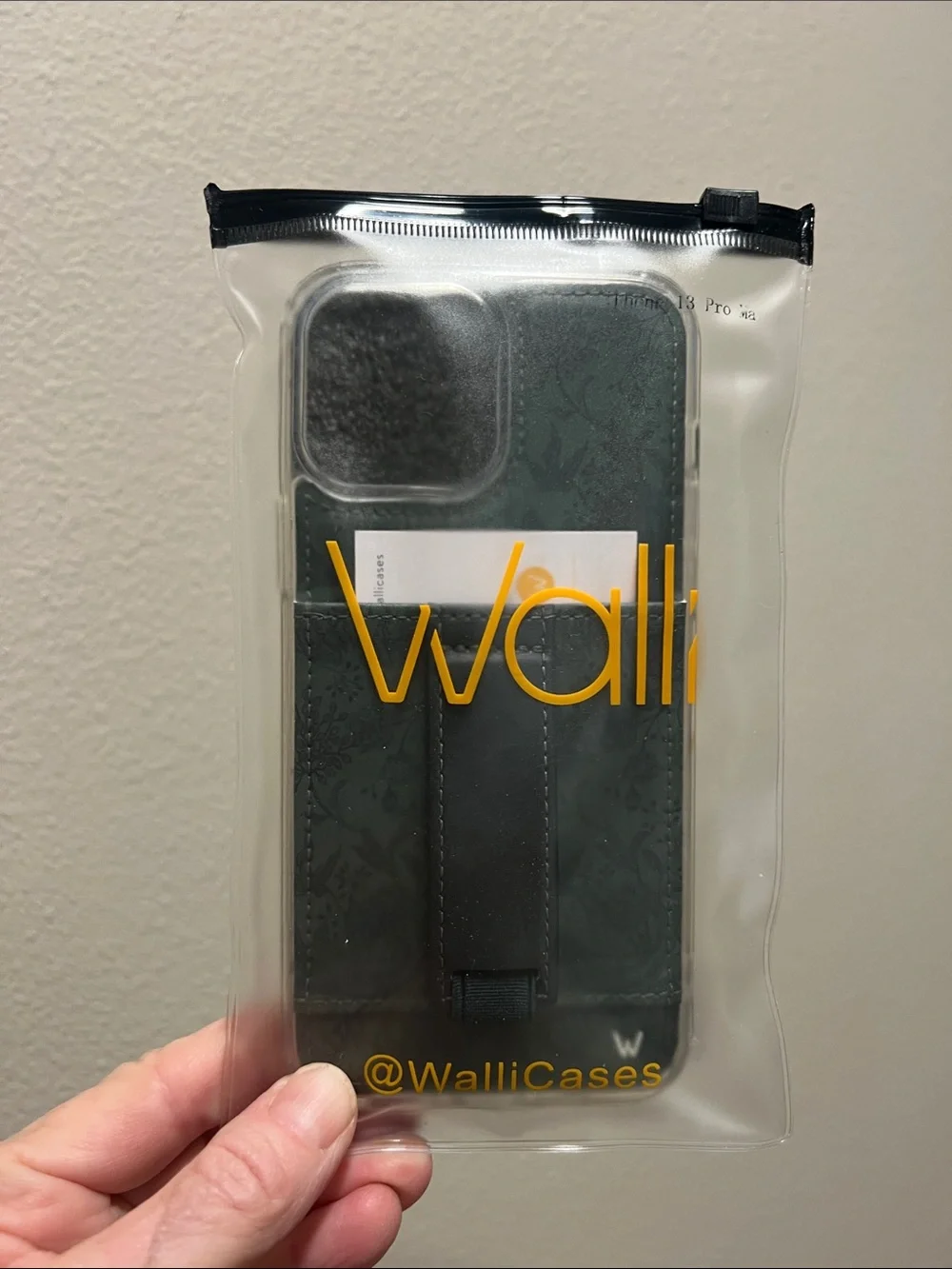 Walli Case “Secret Garden” By Brooklyn & Bailey iPhone 13 Pro Max Green NWT